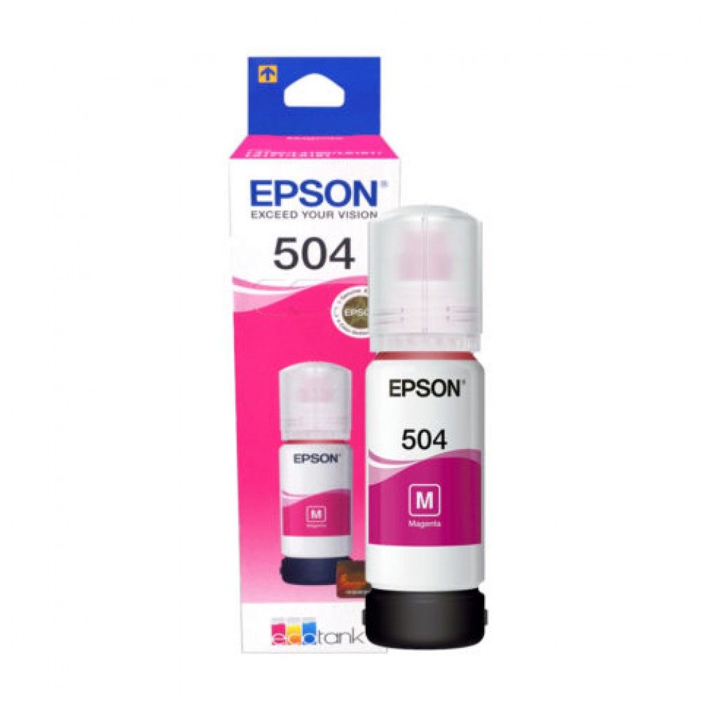 Tinta Epson Original T504 Color Magenta EcoTank L4150/L4160