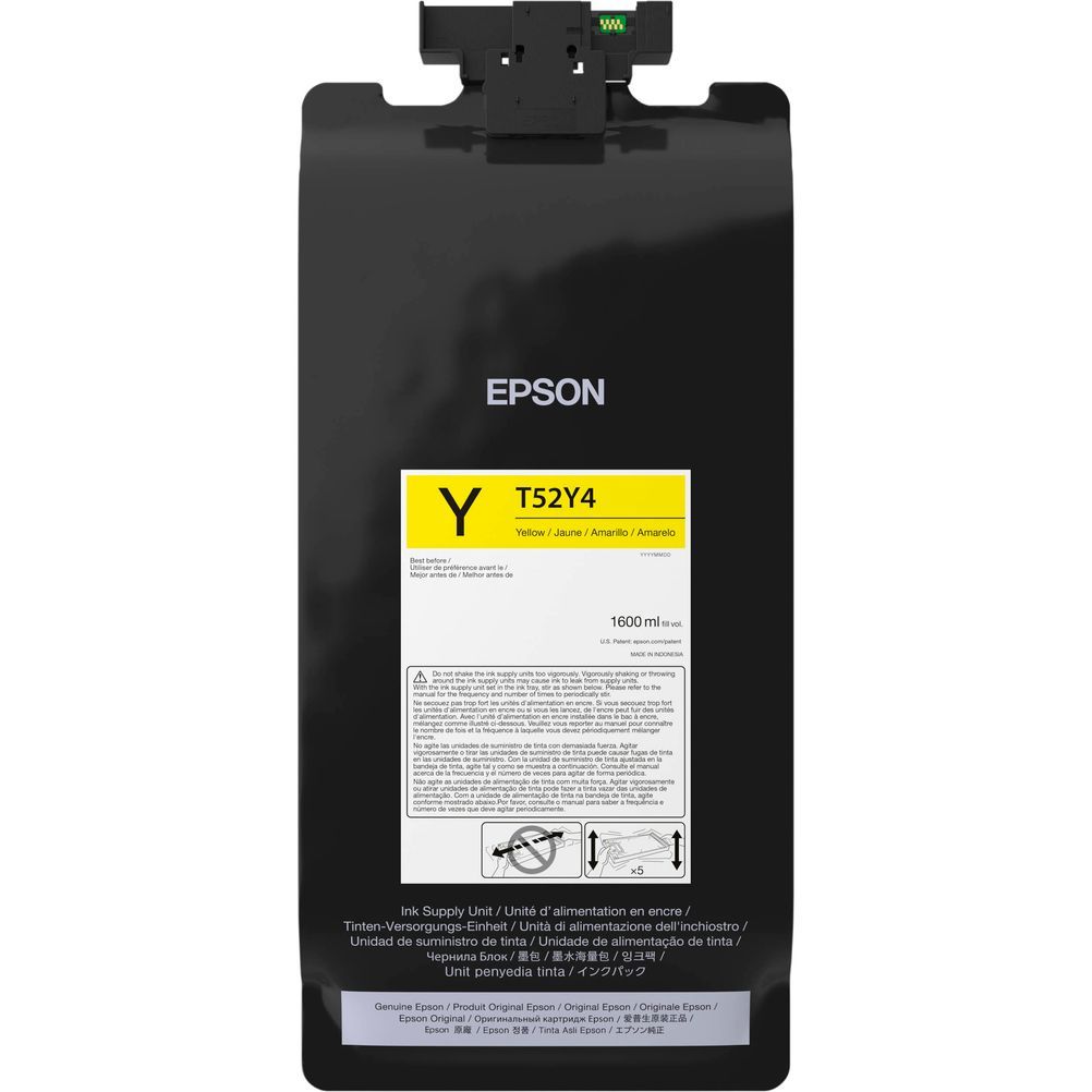 Cartucho de Tinta Epson UltraChrome T52Y XD3 Amarillo Compatible con SureColor T7770DL