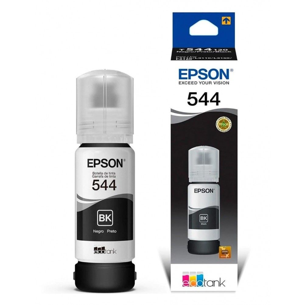 Tinta Epson T544 Color Negro 65ml EcoTank L110/L3110/L3150/L5190