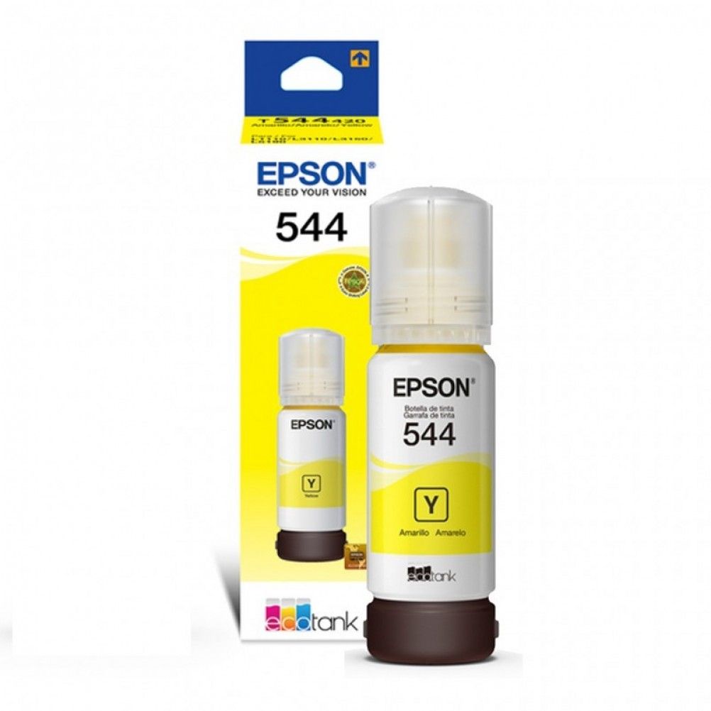 Tinta Epson T544 Color Amarillo 65ml EcoTank L110/L3110/L3150/L5190