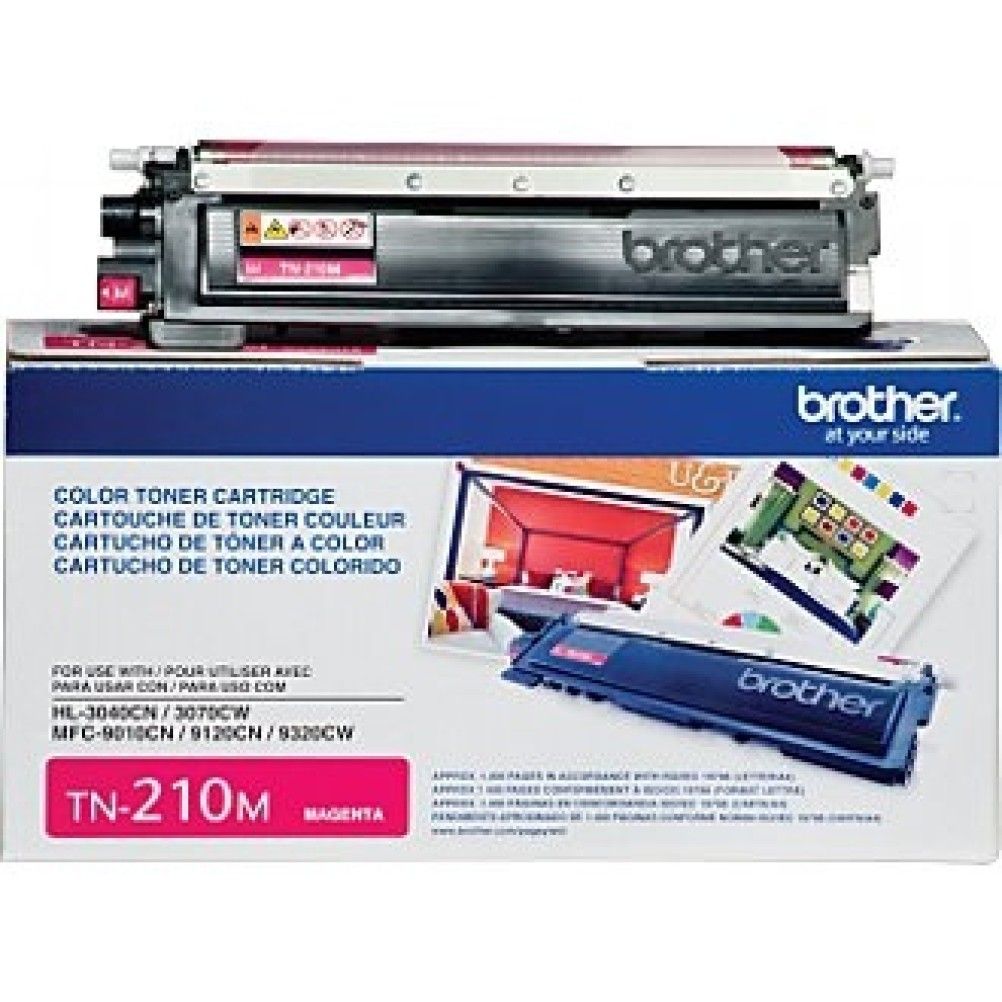 Cartucho de Toner Brother TN-210M Magenta 1400 Pagina(s) HL-3040CN, 3070CW. MFC-9010CN