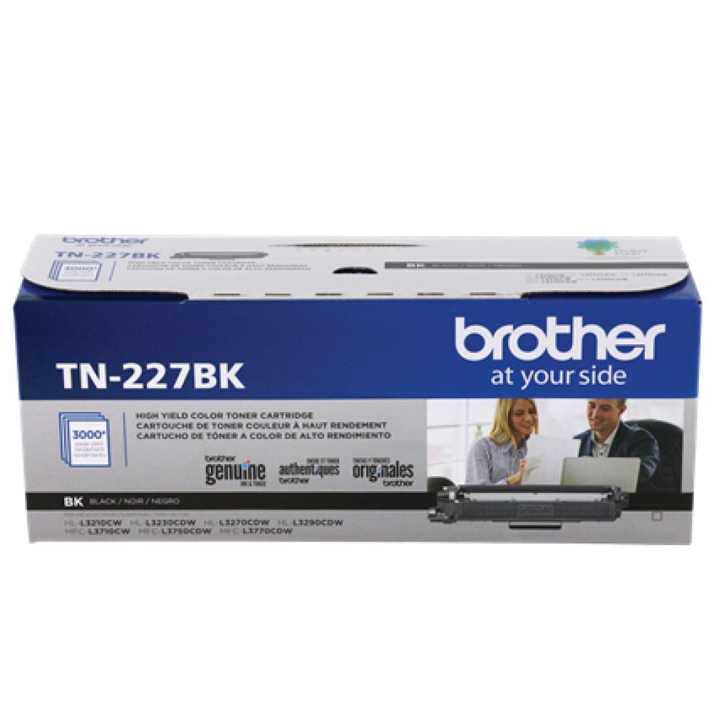 Cartucho de Tóner Brother TN-227BK Negro 3000 Página(s) HL-L3210CW, HL-L3230CDW