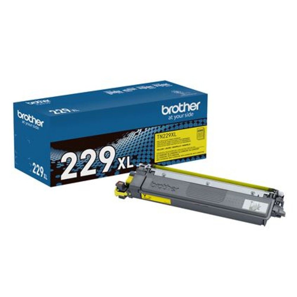 Tóner Brother TN229XLY Amarillo, 2300 Páginas Compatible con HL-L3220CDW. HL-L3280CDW.