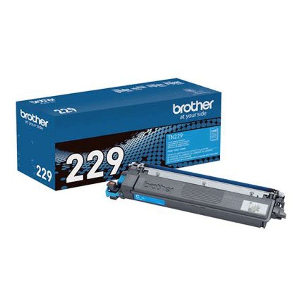 Cartucho de Tóner Brother TN229C Color Cian Rendimiento 1200 Página(s) Compatible con HL-L3220CDW, HL-L3280CDW