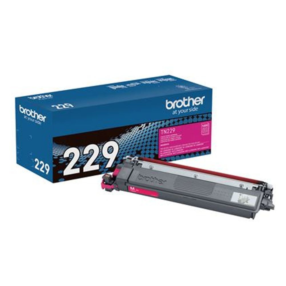 Cartucho de Tóner Brother TN229M Color Magenta Rendimiento 1200 Página(s) Compatible con  HL-L3220CDW, HL-L3280CDW