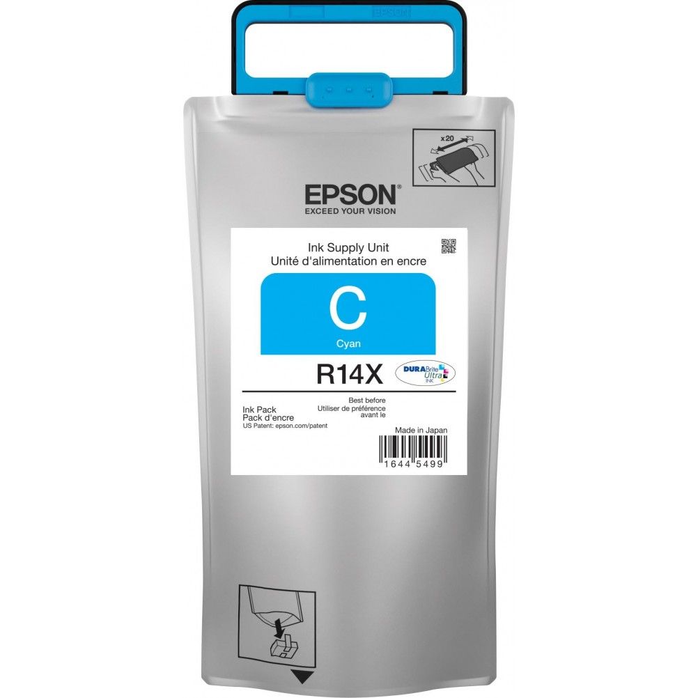 Cartucho de Tinta para Impresora Epson R14X Cian WorkForce Pro WF-R5190