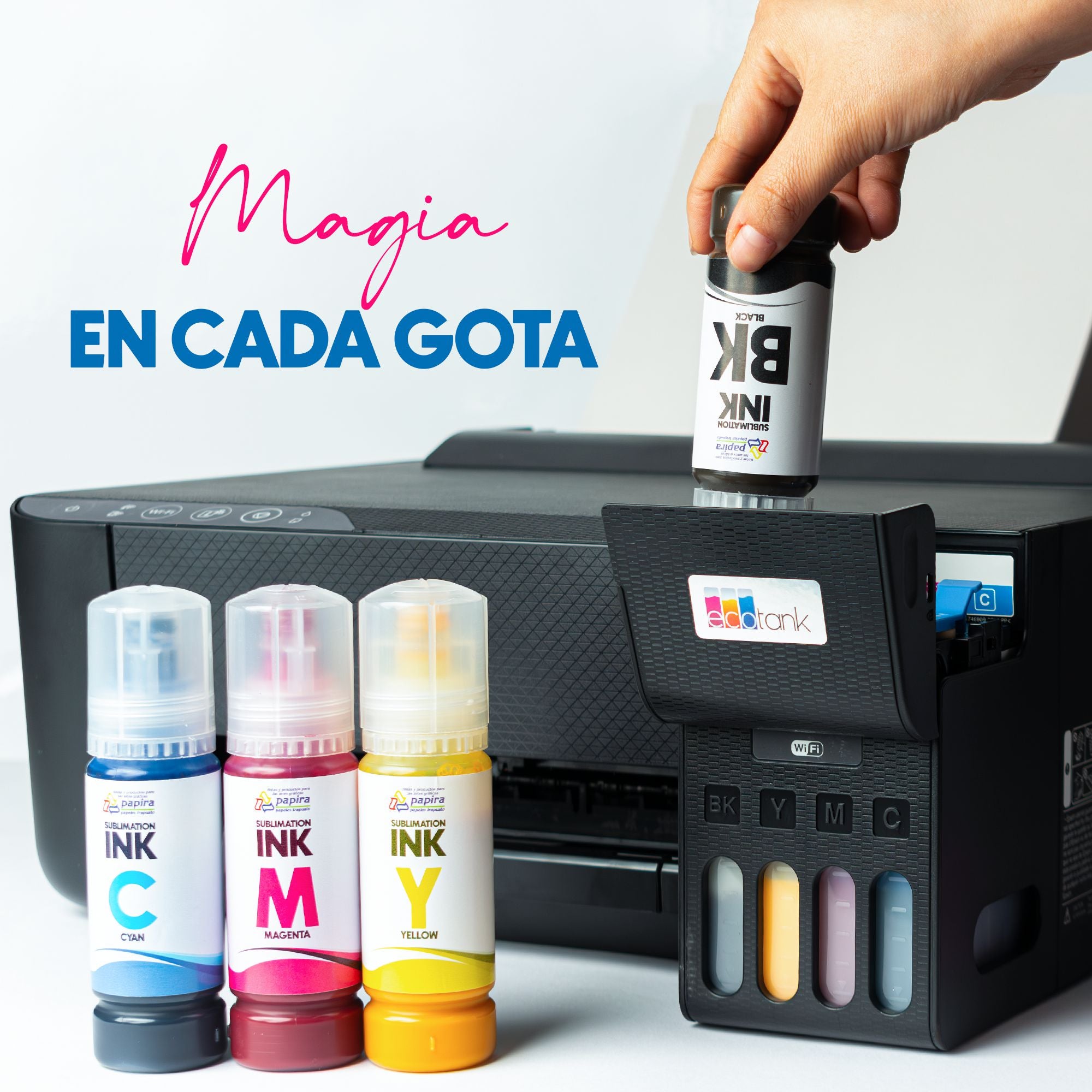 Kit 4 Tintas Para Sublimar Papira 70ml