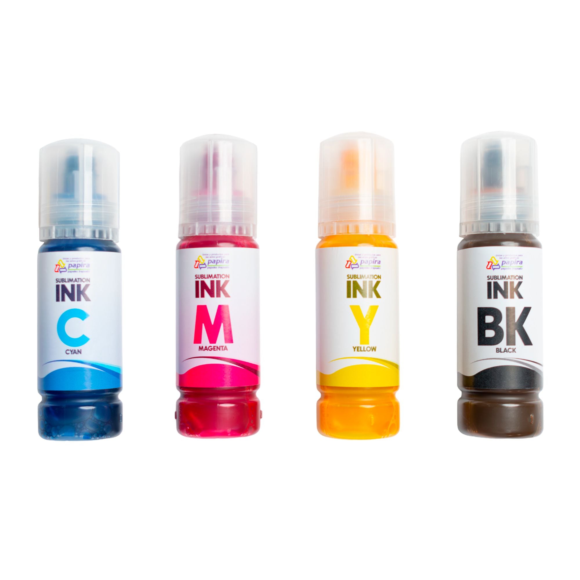 Kit 4 Tintas Para Sublimar Papira 70ml