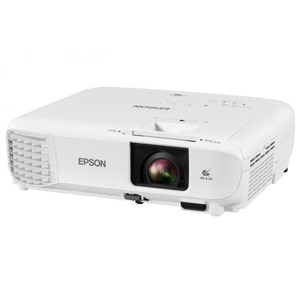 PROYECTOR PORTÁTIL EPSON POWERLITE 118 3-CHIP DLP, XGA (1024 X 768), 3800 LÚMENES, CON BOCINAS, BLANCO, V11HA03020