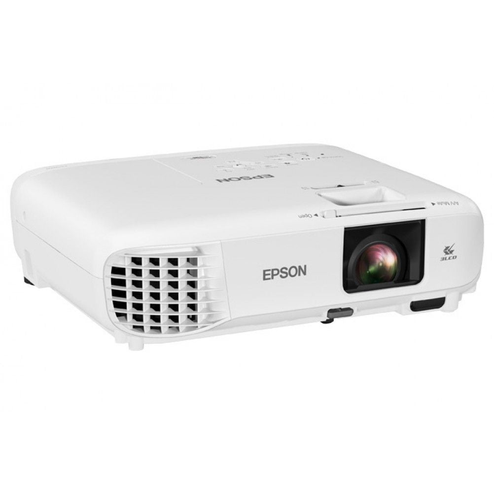 PROYECTOR PORTÁTIL EPSON POWERLITE 118 3-CHIP DLP, XGA (1024 X 768), 3800 LÚMENES, CON BOCINAS, BLANCO, V11HA03020