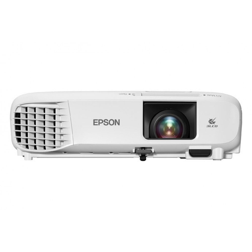 PROYECTOR PORTÁTIL EPSON POWERLITE 118 3-CHIP DLP, XGA (1024 X 768), 3800 LÚMENES, CON BOCINAS, BLANCO, V11HA03020