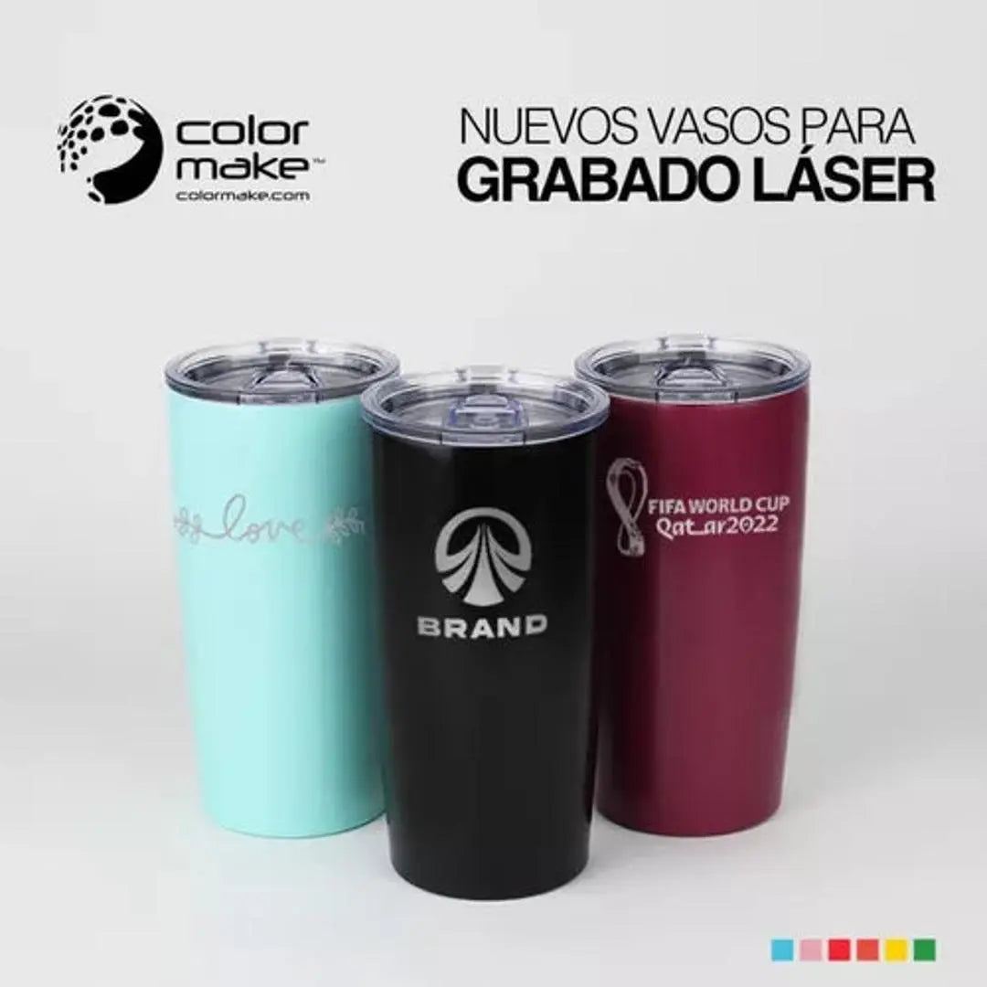 Vaso Cónico Para Grabado Láser Color Make 20 Oz 1 Pieza