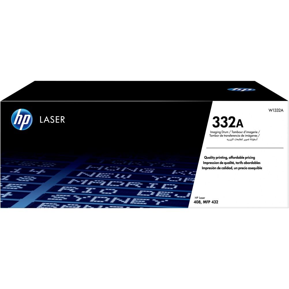 Tambor de Impresora HP 332A Negro Compatible con HP Laser 408, 432