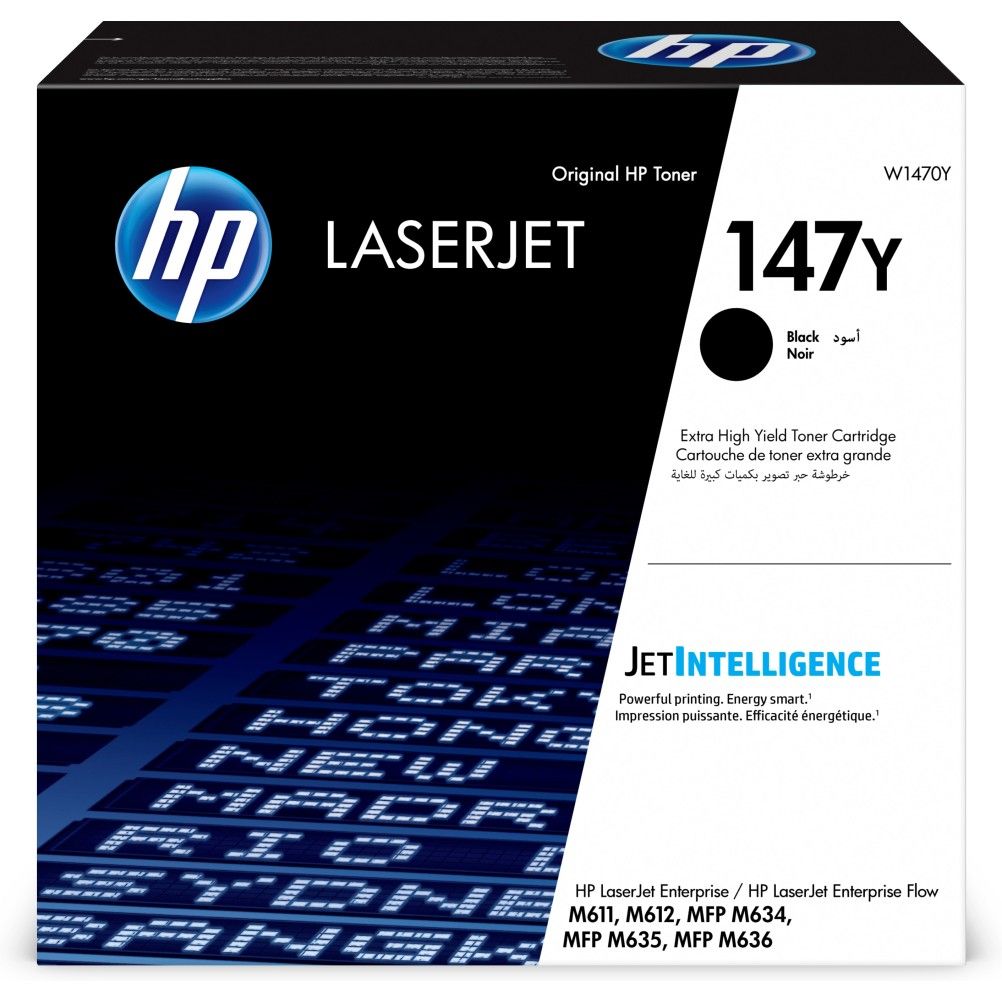 Cartucho denToner HP 147Y Negro 42000 Pagina(s) HP LaserJet Enterprise M611, M612