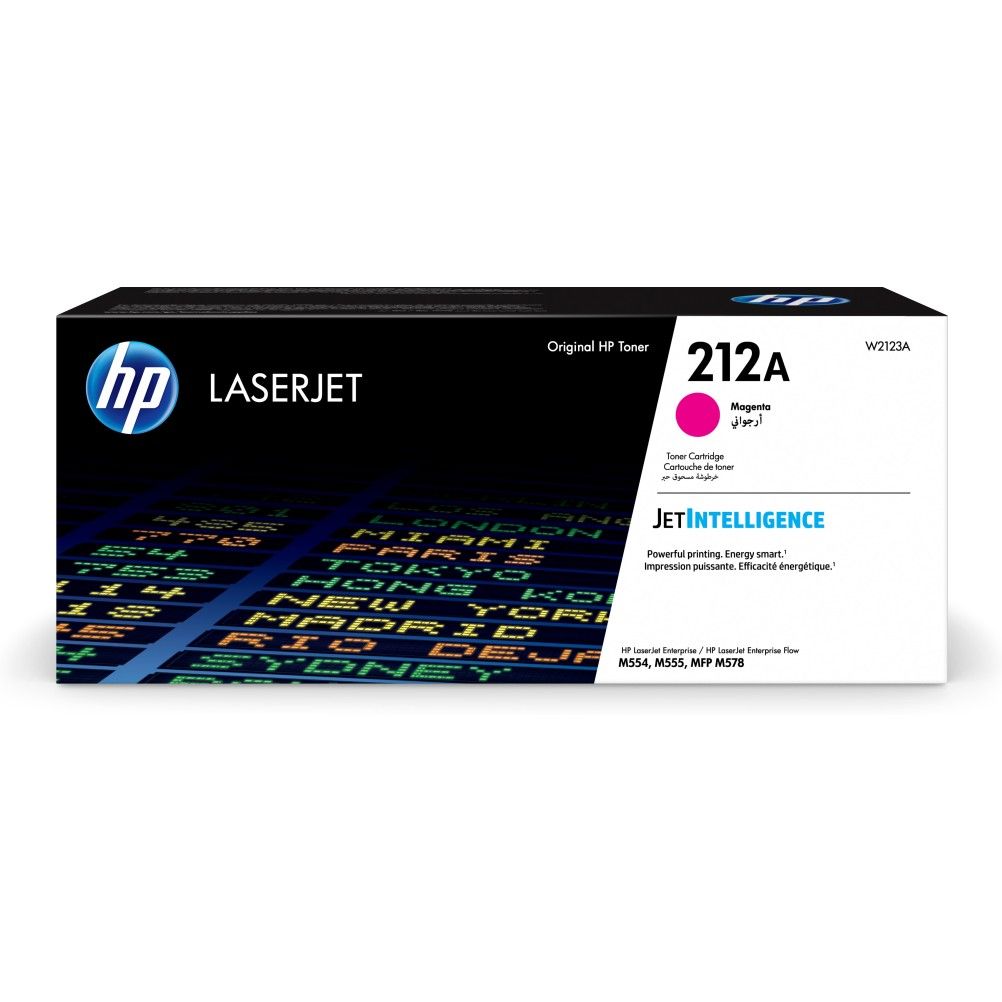 Cartucho de Toner HP 212A Magenta 4500 Página(s) HP LaserJet Enterprise M554, M555