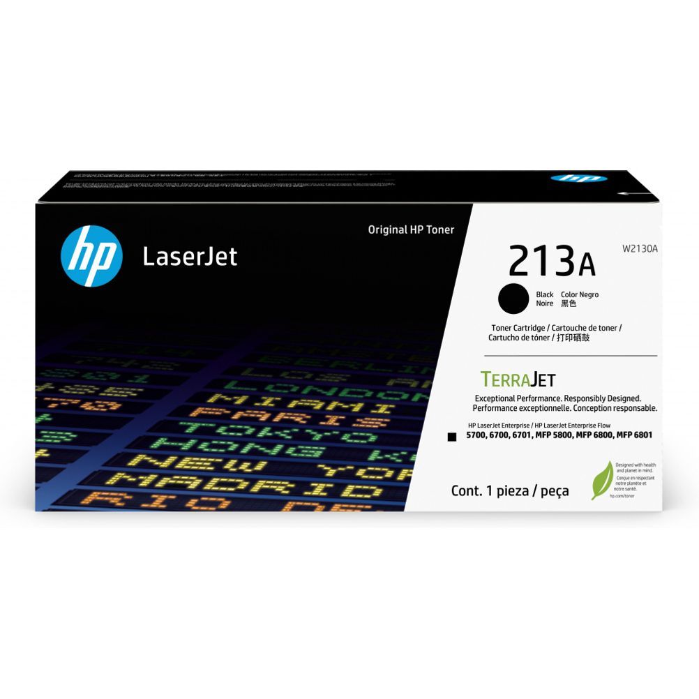 Cartucho de Toner HP 213A Color Negro Compatible con LaserJet Enterprise 5700, 5800