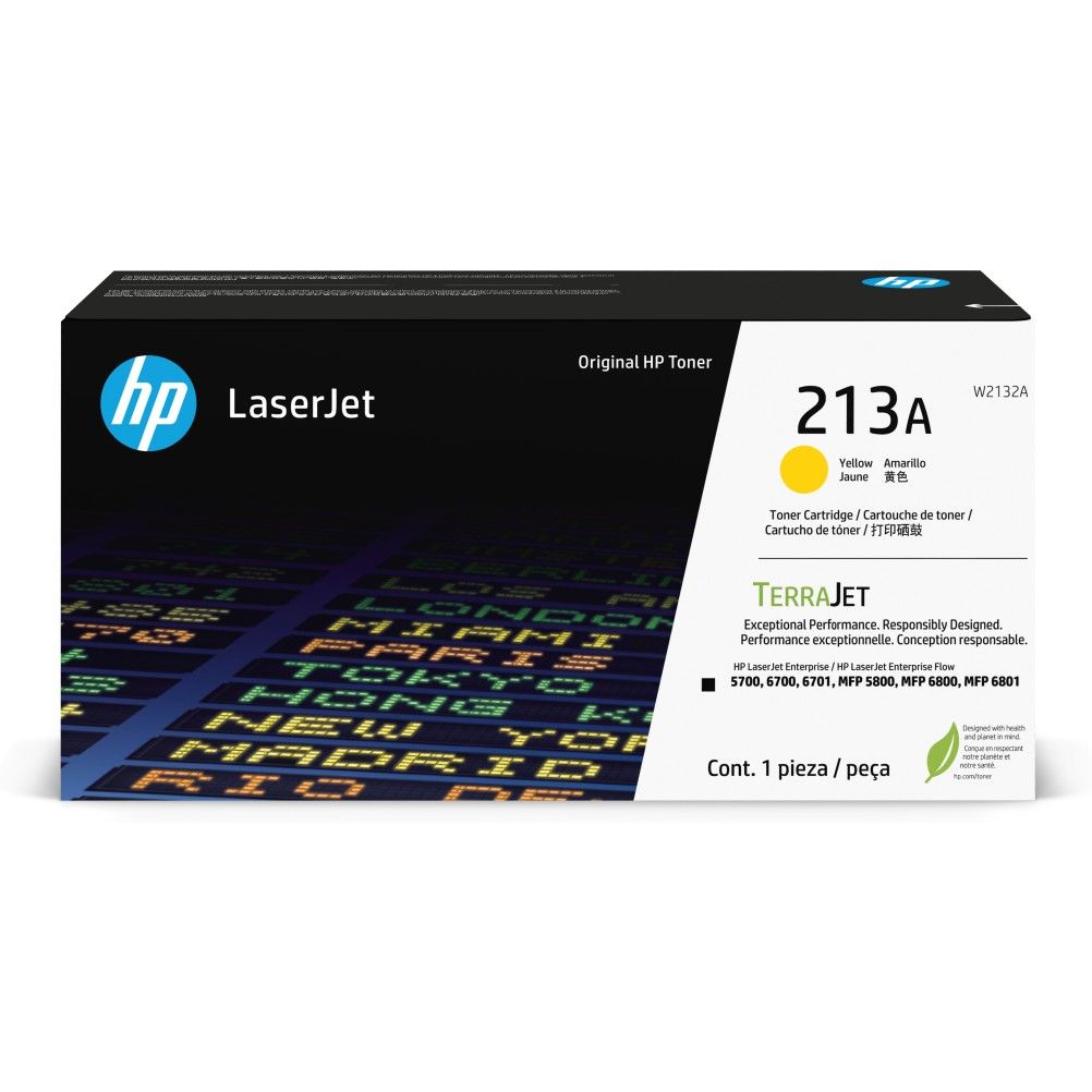 Cartucho de Toner HP 213A Color Amarillo LaserJet Enterprise 5700, 5800