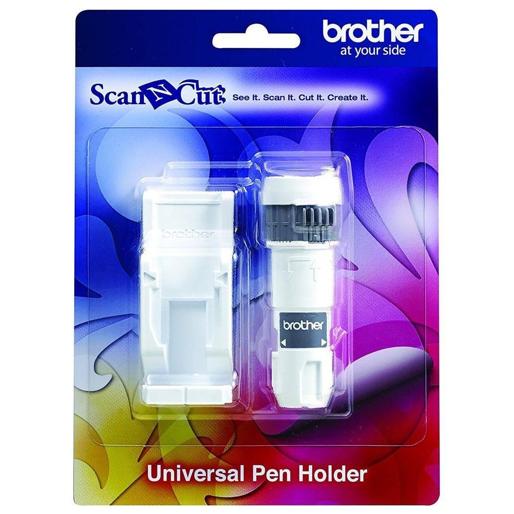 Soporte Universal Brother Scann-Cut CAUNIPHL Compatible con Bolígrafos de entre 9,6 mm y 11,4 mm. Color Blanco