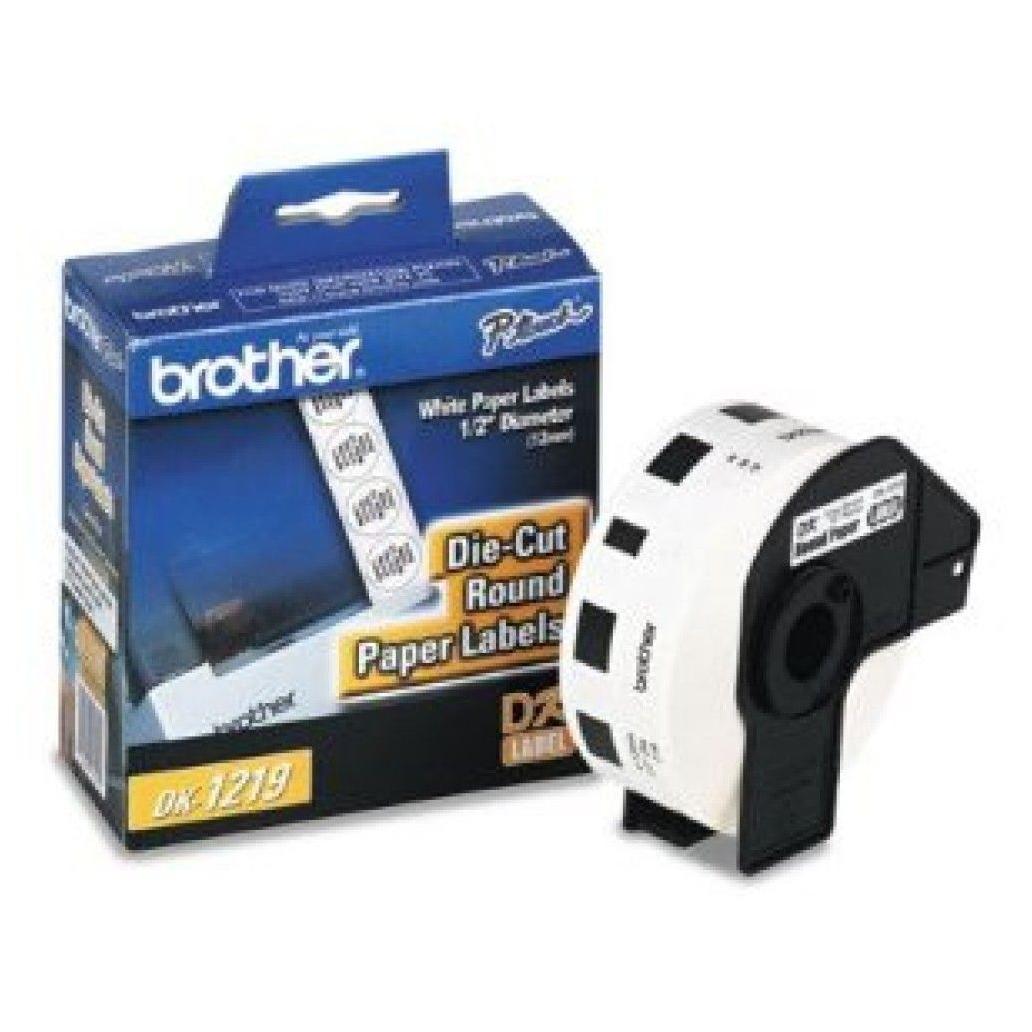 Rollo de Etiqueta Autoadhesiva Brother DK1219 DK Blanco 1200 Pieza(s)