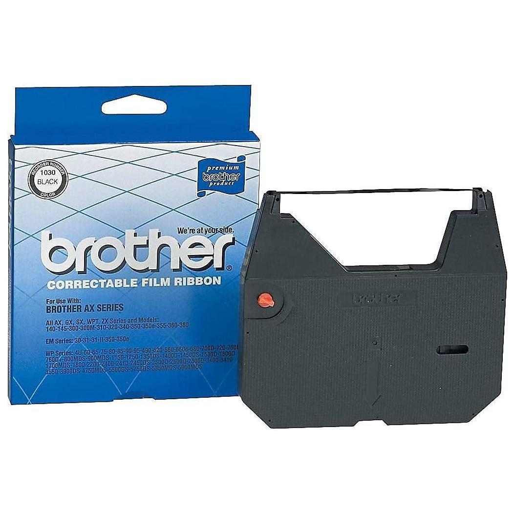 Cinta para Impresora Brother Black Typewriter Correction Ribbon AX10 Negro