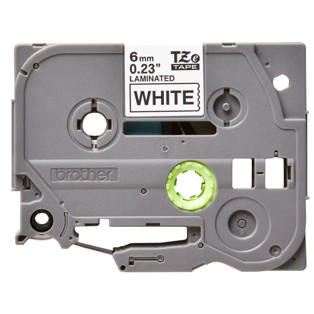 Cinta para Impresora de Etiquetas Brother TZe211 TZe Transferencia Térmica Negro sobre Blanco