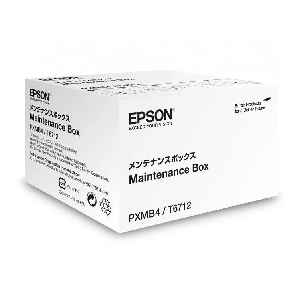 Tanque de mantenimiento Epson c13t671200 wf r8xxx Impresora por inyeccion de Tinta negro