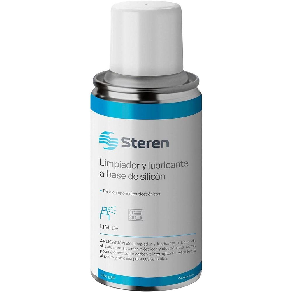 Limpiador y Lubricante Steren con Base de Silicón 170ml