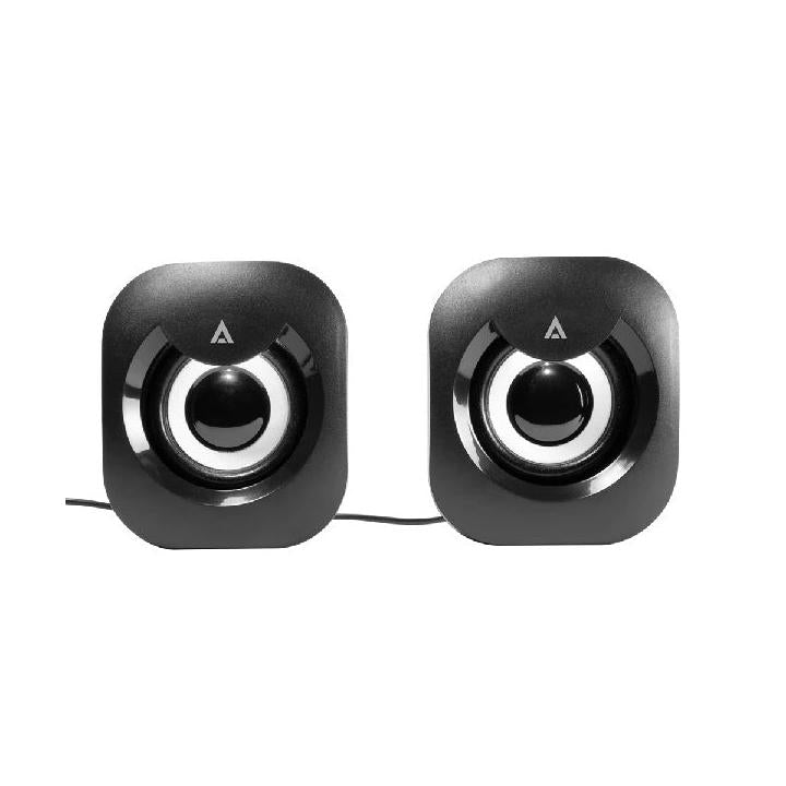 Acteck Bocinas Esence Basic, Alámbrico, 6W RMS, 3.5mm, Negro