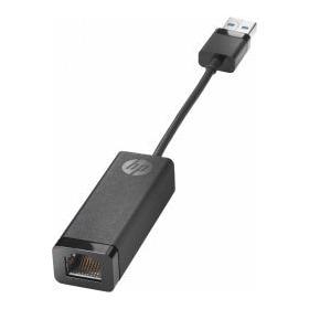 HP Adaptador USB C Macho - RJ-45 Hembra, Negro
