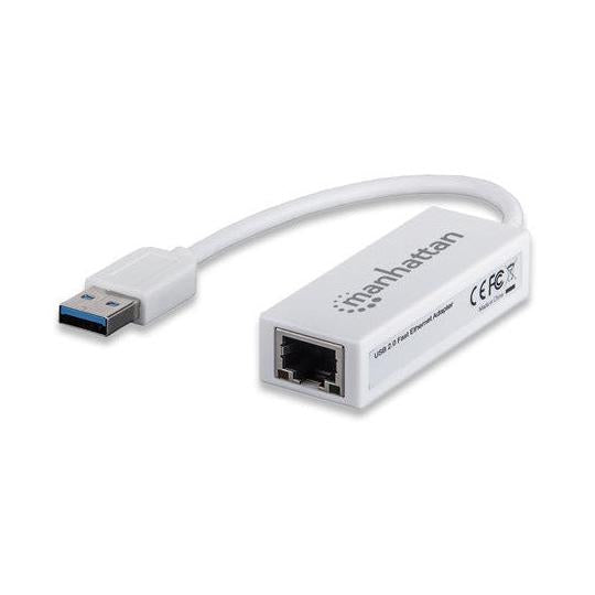 Manhattan Adaptador de Red USB 506731, Alámbrico, 100 Mbit/s