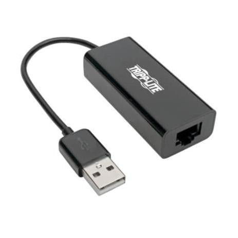 Tripp Lite by Eaton Adaptador USB 2.0 A Macho - RJ-45 Hembra, Negro