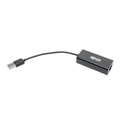 Tripp Lite by Eaton Adaptador USB 2.0 A Macho - RJ-45 Hembra, Negro