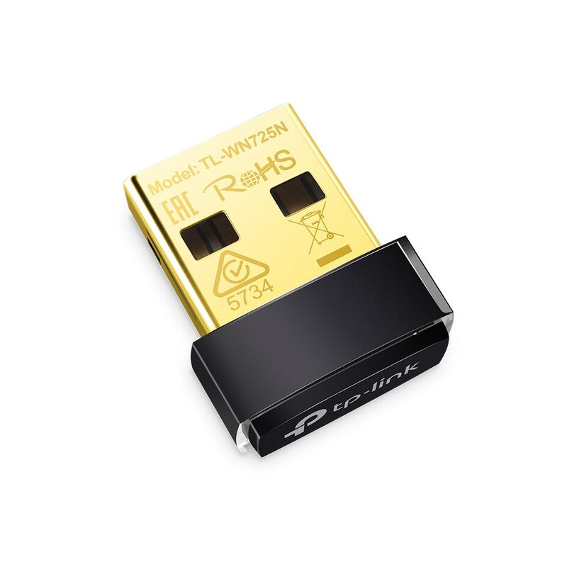 Adaptador de Red TP-Link TL-WN725N, USB, Nano, Inalambrico, 150 MBPS 2.4 GHZ