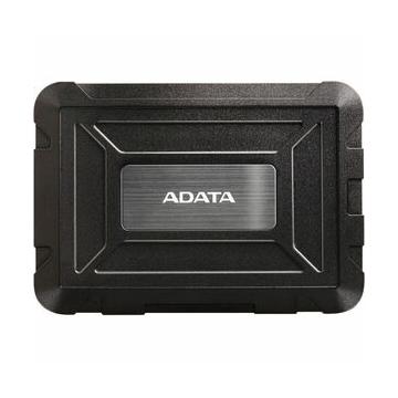 Adata Gabinete de Disco Duro ED600 2.5'', SATA III, USB 3.1, Negro