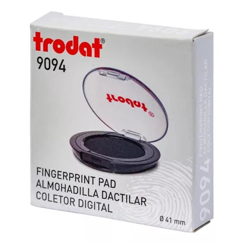 Almohadilla Sello Dactilar Trodat 9094 Tinta Negra 41 Mm