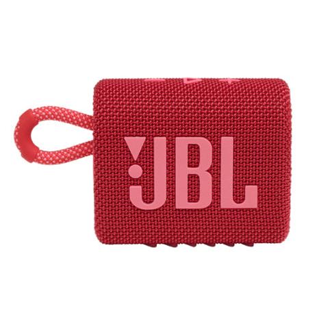 Altavoz Bluetooth Portatil JBL GO 3 con Bateria de 5 horas y Resistente al Agua Camuflaje Color Rojo