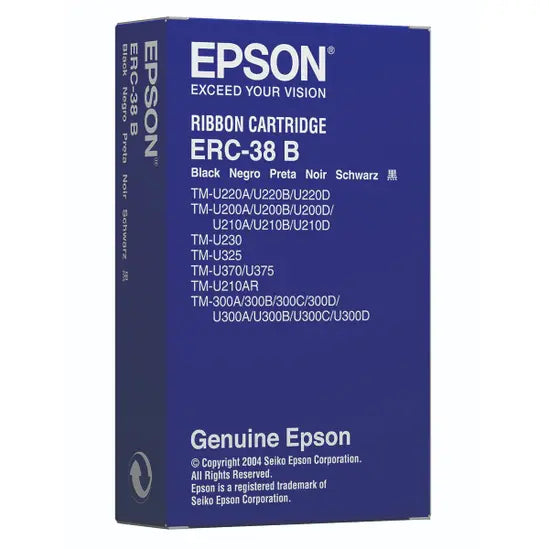 Cinta Epson ERC-38B Color Negro