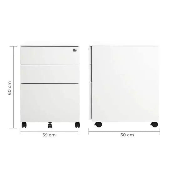Archivero Vertical Mundo In , 1 Gaveta + 2 Cajones, Blanco