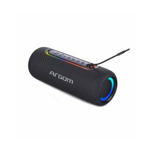 Argomtech Bocina Portátil Radyon X30 Beats, Bluetooth, Inalámbrico, 10W RMS, Negro - Resistente al Agua
