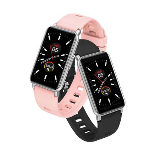 Smart Watch Argomtech Skeiwatch B20 Pantalla IPS de 1.45" IP68 Resolución 172x320p 2 Correas Incluidas Negro y Rosa