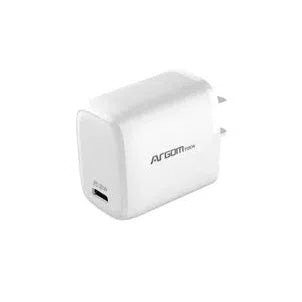 ArgomTech Cargador de Pared ARG-AC-0114WT, 20W, 1x USB-C, Blanco