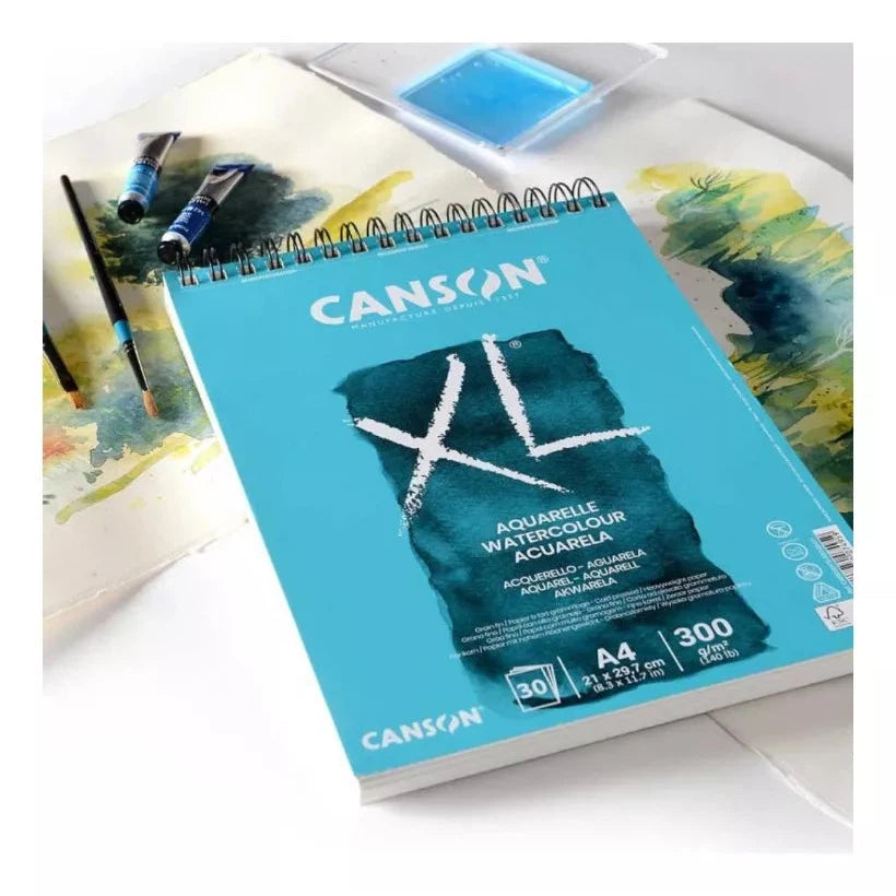 Block Canson Acuarela Watercolor 300 G 21 X 29.7 Cm 30 Hojas