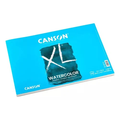 Block Canson Acuarela Watercolor 300 G 30.5 X 45.7 Cm 30 Hjs