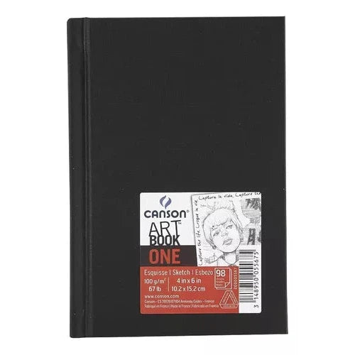 Libreta Canson Art Book One Blanca 10.2 X 15.2 Cm 100 G 98 H