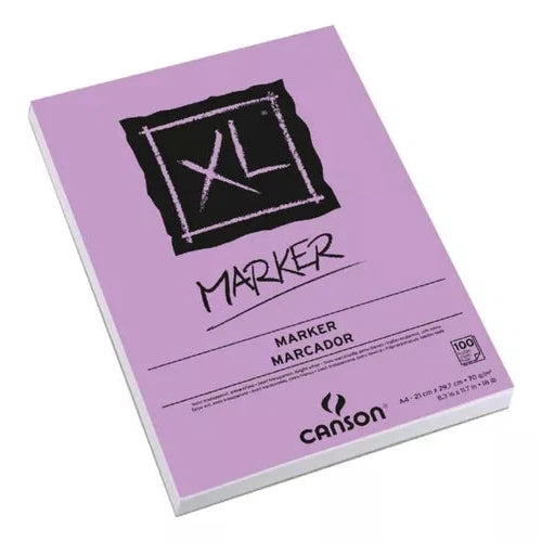 Block Canson Marker Marcador 70 G A4 21 X 29.7 Cm 100 Hojas