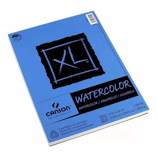 Block Canson Acuarela Watercolor 300 G 22.9 X 30.5 Cm 30 Hjs
