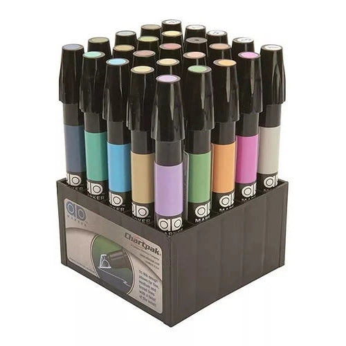 Set Marcadores Plumón Ad Chartpak Set J Arquitectura 25 Pzs