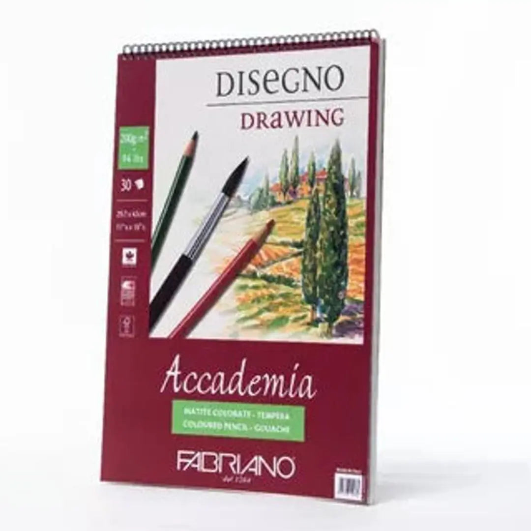 Block Fabriano Accademia Drawing 200 G 21 X 29.7 Cms 30 Hojas