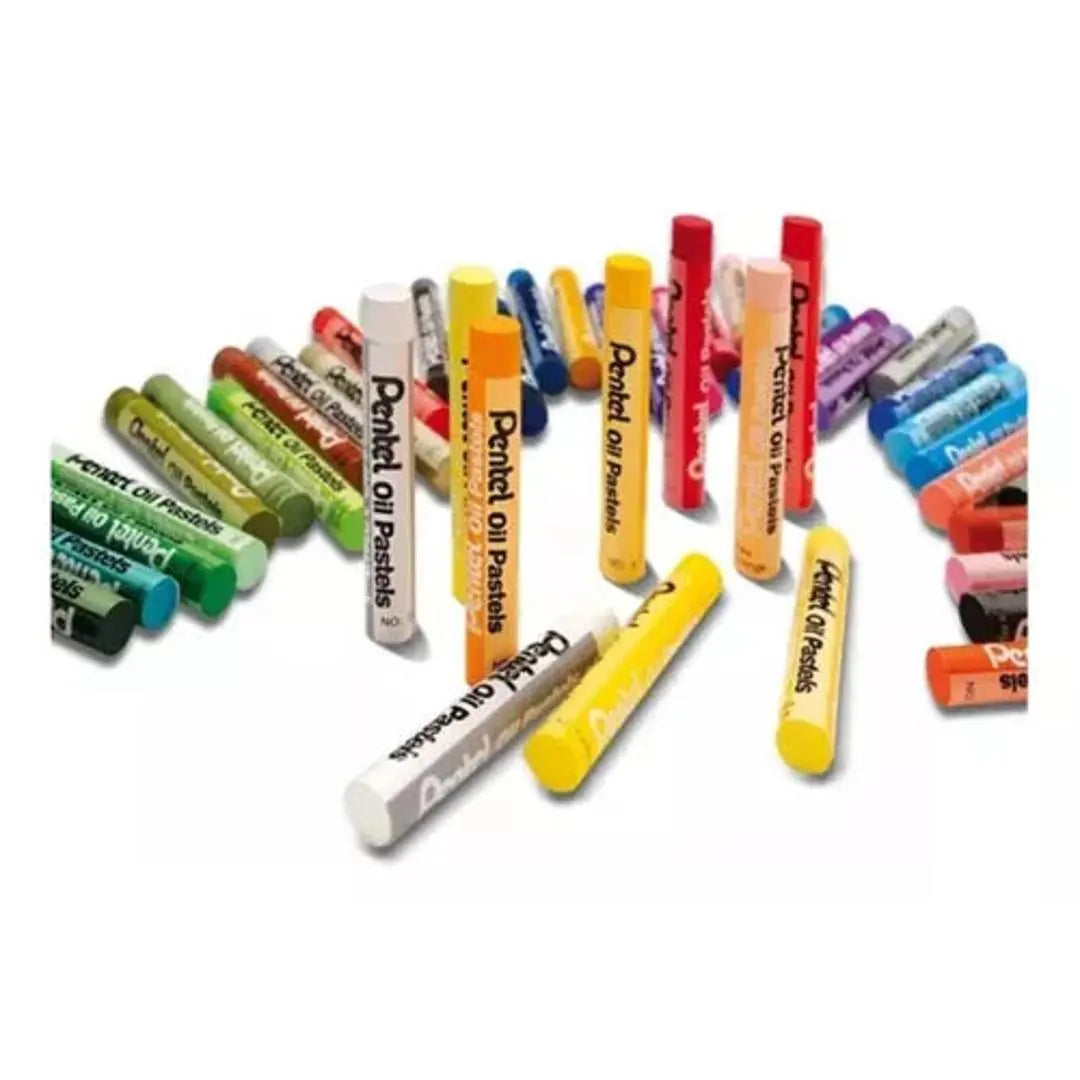 Gises Pastel De Aceite Pentel Arts Redondos