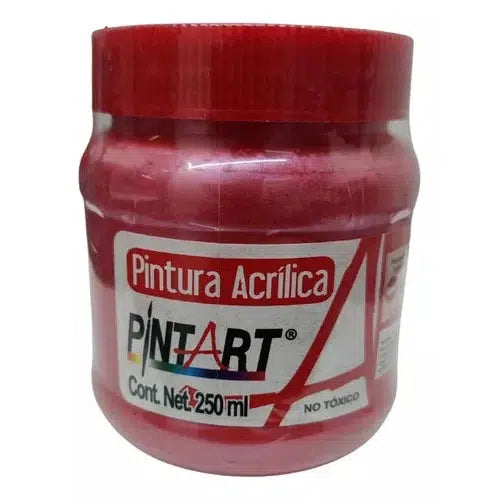 Pintura Acrílica Pintart Metálica 250 Ml Colores A Elegir